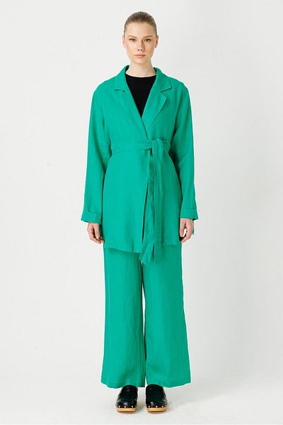 Ghisa Green Tassel Detailed Set