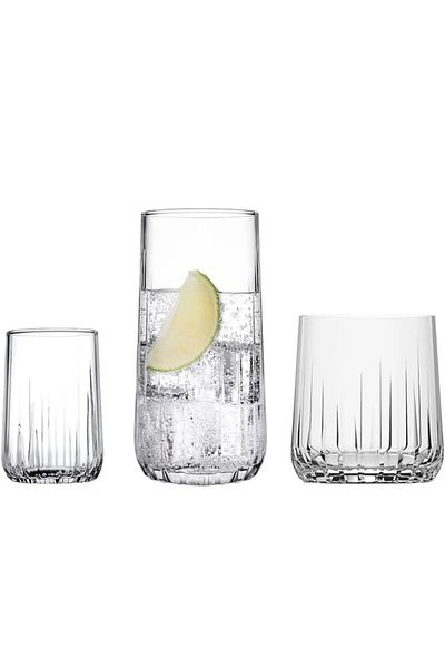 Paşabahçe Nova Water - Soft Drink - Coffee Glass Set - 18 Pieces