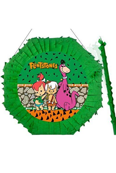 Parti Dükkanım Pinyata Taş Devri Çakıltaş/bambam 42 Cm Sopası