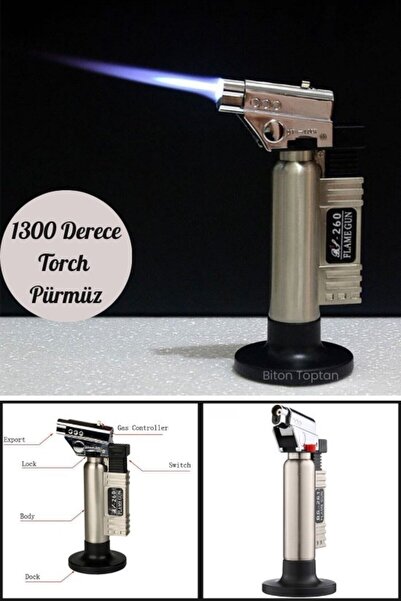 Lexi Bella Metal Kasa Torch Pürmüz Çakmak Tıbbi Diş Pürmüzü 1300 Derece Isı T...