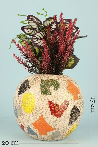 Hmydesign Cannelle Colored Ceramic Vase - Handmade
