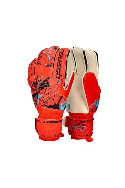 Reusch 5370515 Attrakt Pomegranate Flower - Solid Goalie Gloves