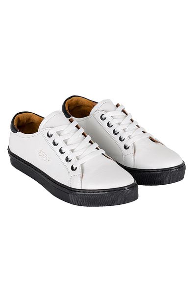 NOOSY Genuine Leather Black Unisex Sneaker