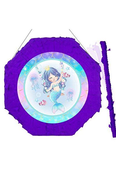 Parti Dükkanım Deniz Kızı Little Pinyata 42 cm + Sopası
