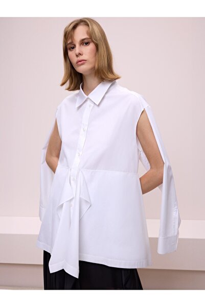 BAQA Kol Detaylı Poplin Gömlek