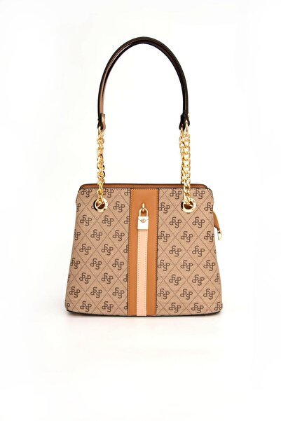 Silver Polo Silver & Polo Bej închis - A.Taba Sp1158 Geantă de umăr pentru femei