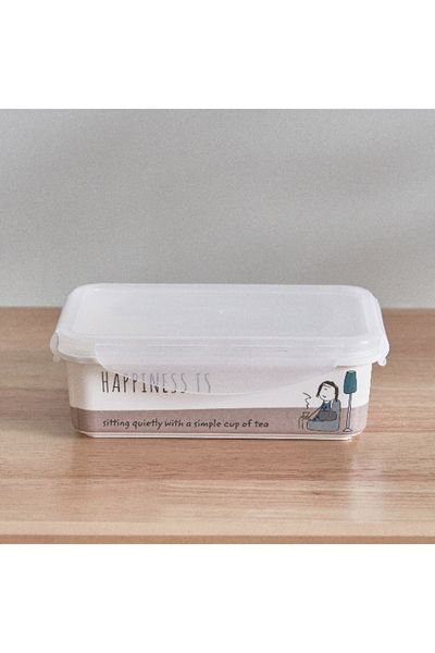 Home Box Happiness Is Lunch Box - 17x12 cm