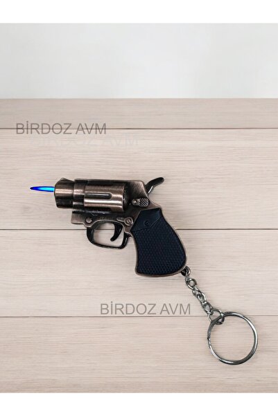birdoz avm Mini Tabanca Silah Metal Çakmak Anahtarlık