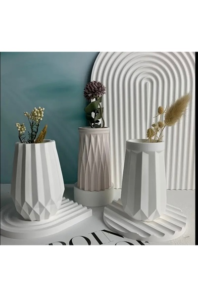 Home Triple Vase Set - Special Design