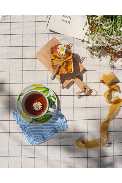 FernCo Citrus Porcelain Collection 2'li Çay Fincan Seti