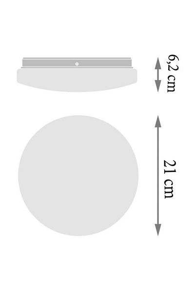 Osram Ledvance Ledvace Led Plafonier 12W 2700K 900Lm Ip44 Yellow Light Luminaire