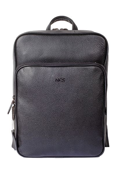 NCS Genuine Leather Backpack - Backpack with Laptop and Tablet Compartments Ncs Jeans 1928