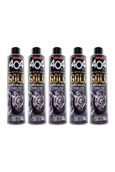 404 Fren Balata Temizleme Spreyi Gold Özel Seri 500 ml 5 Adet