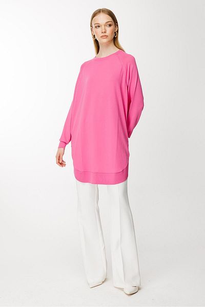 Ghisa Knitwear Tunic Pink