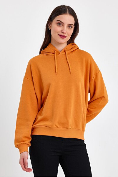 yakamor Transpirație oversize cu glugă fără ridicare pentru femei