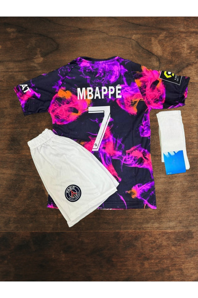 kombinezyum Mbappe 7 Numara Parıs Sg Eyfel Forma Alt Üst Takım Çorap