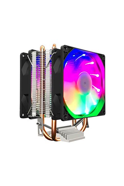 Cool Moon Coolmoon P22 RGB İşlemci Soğutucu Fan – Çift Fanlı Bakır Kanallı , ...