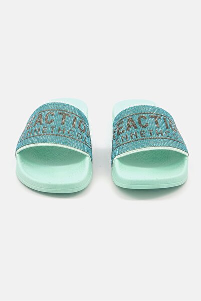 Kenneth Cole Women Screen Jewel Slide, Turquoise