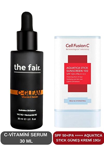 the fair. C Vitamini Aydınlatıcı Gözenek Bakım Cilt Serumu Ve Aquatica Stick ...