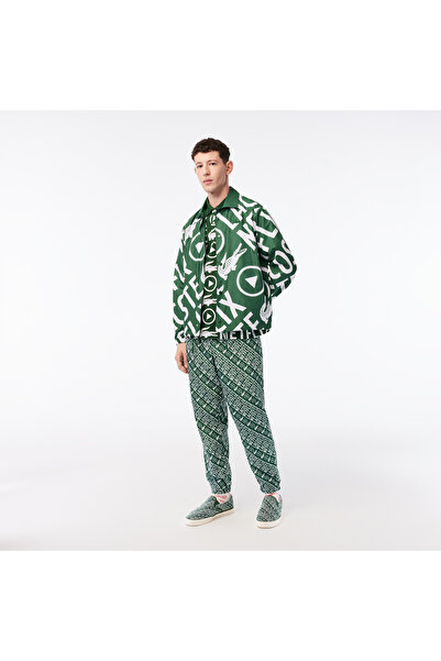 Lacoste x Netflix Erkek Jump Serve Yeşil Sneaker