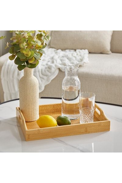 Home Box Bamboo Tray - 38x28x6 cm