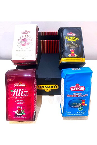Çaykur 4'lü 200 Gr'lık Hediyelik Çay Seti