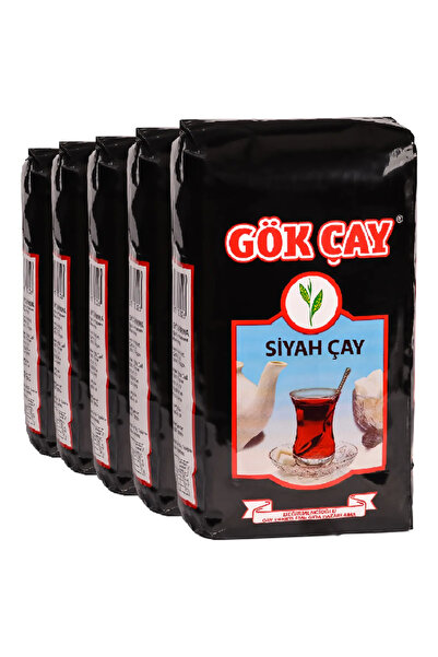 KUZEY YILDIZI CUP Gök Çay Gökçay Siyah Dökme Çay 1000 gr 5'li