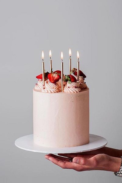 Le Mabelle Rose 6 Tall Candle