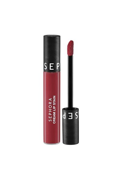 SEPHORA Cream Lip Stain Non-Smudging Velvet Finish Lipstick Matte Liquid Lipstick High Closure 10 Hours Lasting (5 ml)