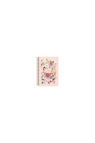 KESKİN COLOR Тениска Sharp Color Aj A5 с твърди корици и дата, розово цвете