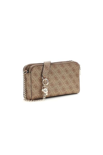 Guess Eco Erıca Status Cro Women's Brown Crossbody Bag Hwesg951012-Ltl