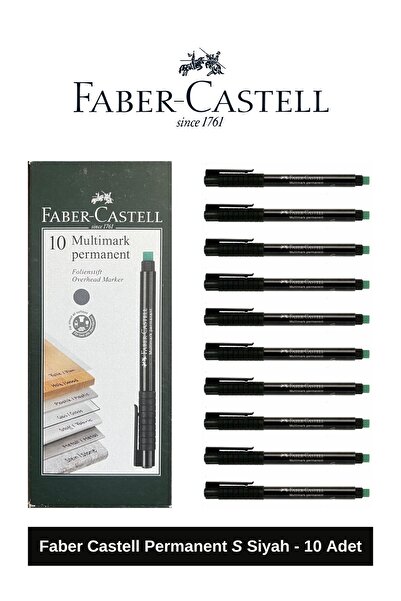 Faber Castell Permanent Kalem ince S uç (10 ADET)