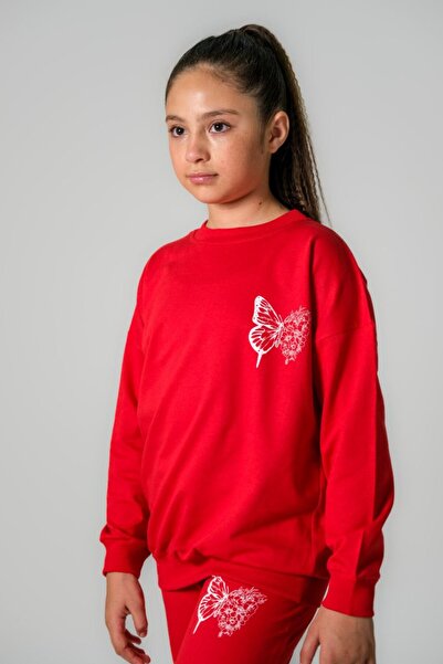 tim tim kids Children's Butterfly Printed Tracksuit Set