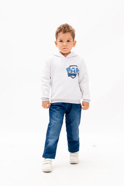 liontim Children's Top and Bottom Welsoft Cotton Gray Set