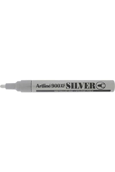 artline قلم ماركور ذو رأس دائري مذهّب 2.3 ملم فضي Ek-900xf