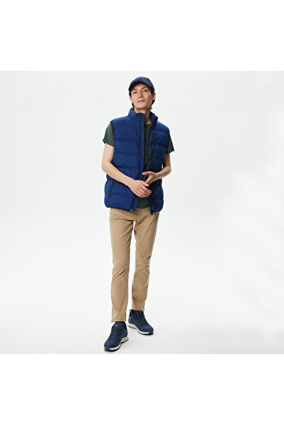 Lacoste Erkek Kapitone Koyu Mavi Yelek