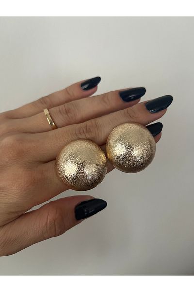 Hoop jewelery Vintage Model Glitter Ball Earrings Sand