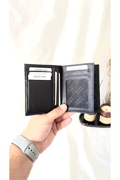 EYPRICH Lux 1St Class Quality 100% Genuine Leather Men's Casual Design Compartment Wallet / Card Holder Gift