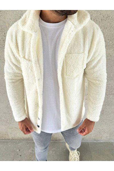 RANESA Λευκό βελούδινο μπουφάν - με φερμουάρ, Welsoft