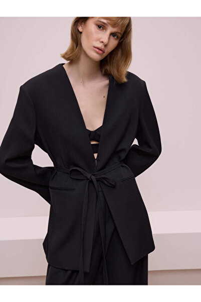 BAQA Vatkalı Siyah Ceket
