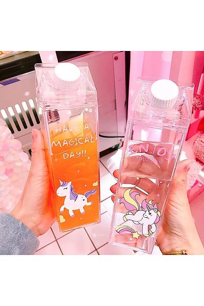 mystylee Mystyle Un-13 1000 ml Mica Milk Bottle (Unicorn)