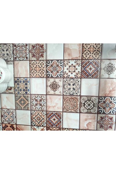 Bigaimaj Mutfak Tezgah Arası Kendinden Yapışkanlı Folyo Kaplama Mozaik Taş Desen 60cm X 100cm