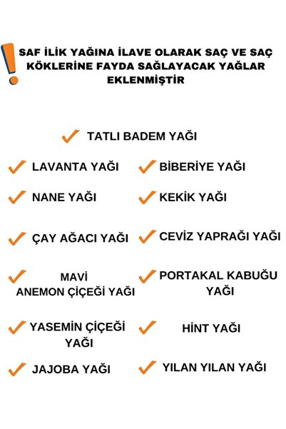 ESİLA KOLAJEN %100 Saf Ilik Yağı Bakımı - 1 Adet 40 Ml - Saç Dökülmesine Mucize Etki - Aylık Kür