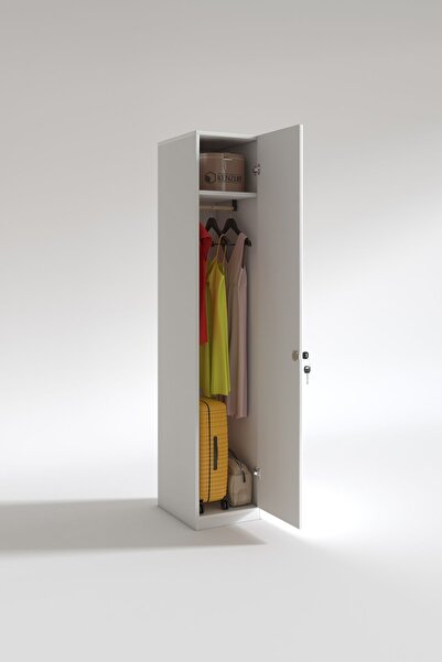 Kenzlife Gardırop 1 Kapılı Kilitli Öğrenci Dolabı Tek Kapı Kasımpatı Byz 180*35*42 Gardolap Dolap Of