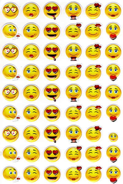 Limmy Caiet cu autocolante în relief dimensiune A4 - Autocolant planificator ...