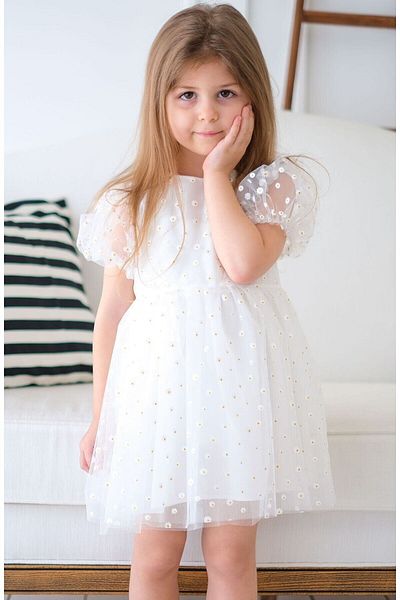 aysskids Κοριτσίστικο φόρεμα Daisy Ειδική Ημέρα Γάμου Γενέθλια