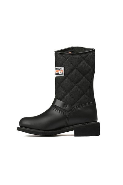 Harley Davidson Δερμάτινες μπότες από καουτσούκ