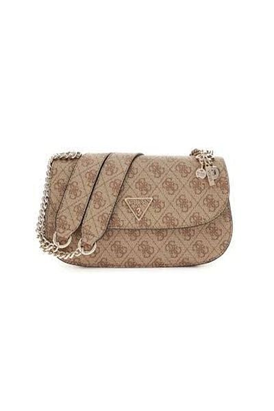 Guess Eco Erıca Cnvrtble Xbody Flap Dámská hnědá taška přes rameno Hwesg951021-ltl