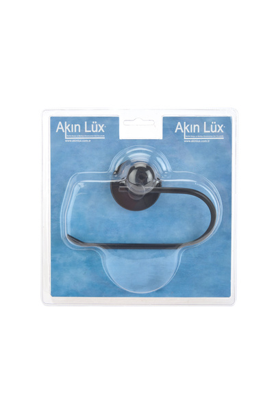 Akın Lux Black Flocking Luxury Coverless Paper Holder