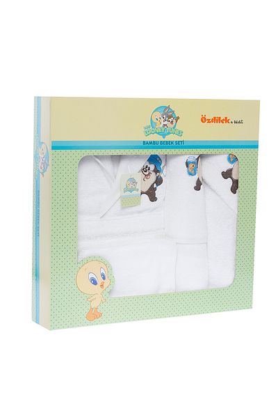 Özdilek Tazmania Bachelor Embroidered Bamboo Newborn Baby Set